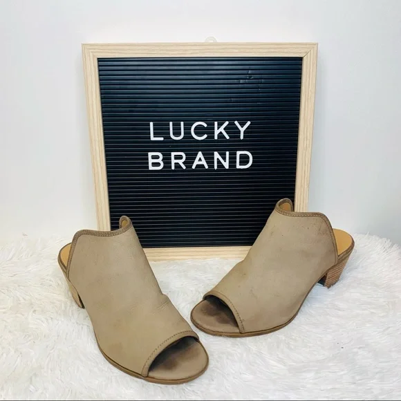Lucky Brand Baldomero Slide Mules - Picture 2 of 7
